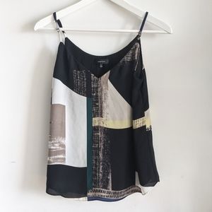 Aritzia Babaton Silk Printed Loose Fit Camisoles